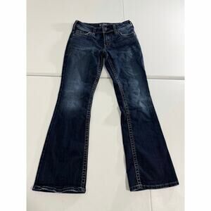 Silver Jeans Co. Suki Surplus Bootcut Jeans Size 27 x 30 Dark Blue